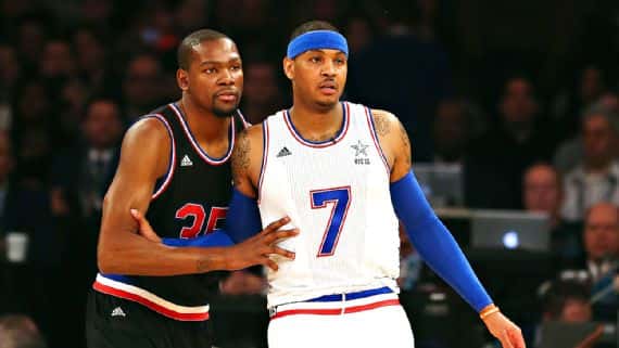 بسکتبال NBA؛ صحبت های آنتونی با دورانت؛ فوق ستاره تاندر راهی نیویورک می شود؟
