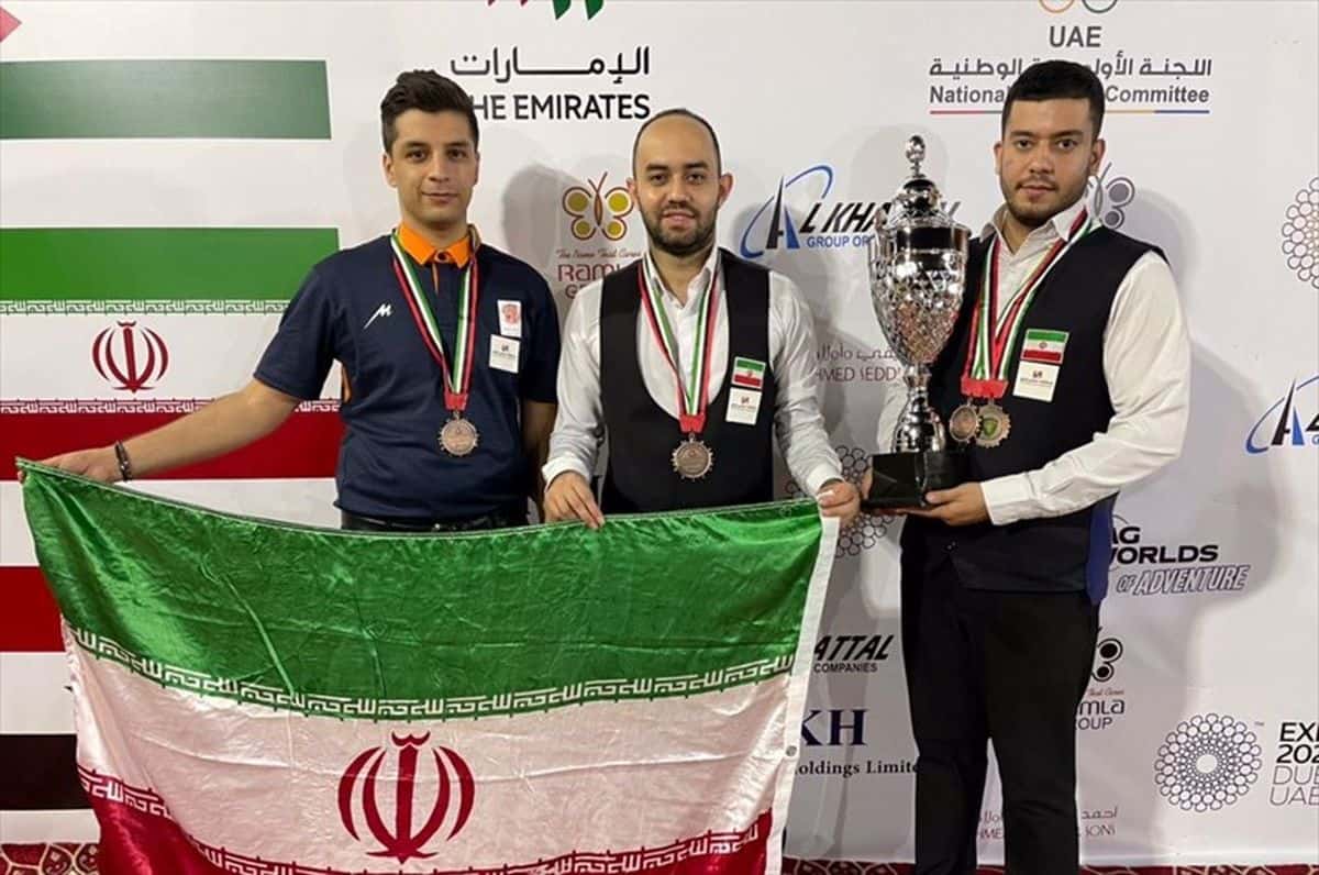پایان کار نمایندگان بیلیارد با کسب هفت مدال در قهرمانی غرب آسیا