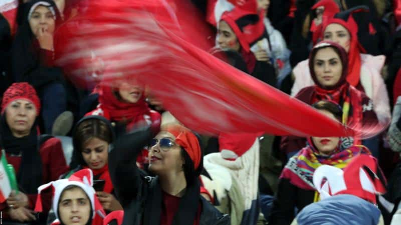 زنان در بازی پرسپولیس و کاشیما-فینال لیگ قهرمانان آسیا