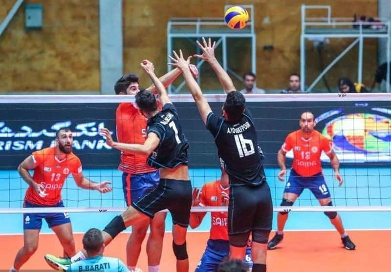 یک چهارم نهایی لیگ برتر والیبال؛ پیکان 2-3 سایپا؛ جذاب و دیدنی با طعم خودزنی!