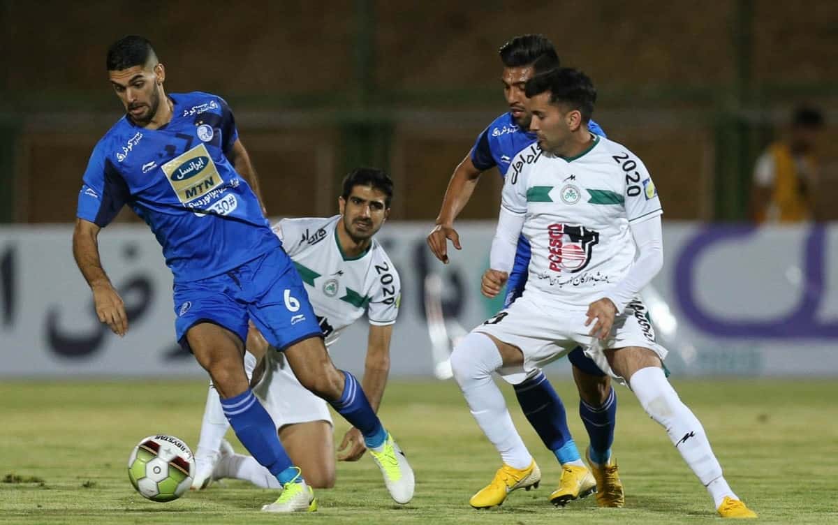 خلاصه بازی ذوب آهن 2-2 استقلال تهران 