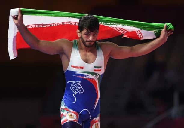 wrestling  - asian games-  iran - hasan yazdani