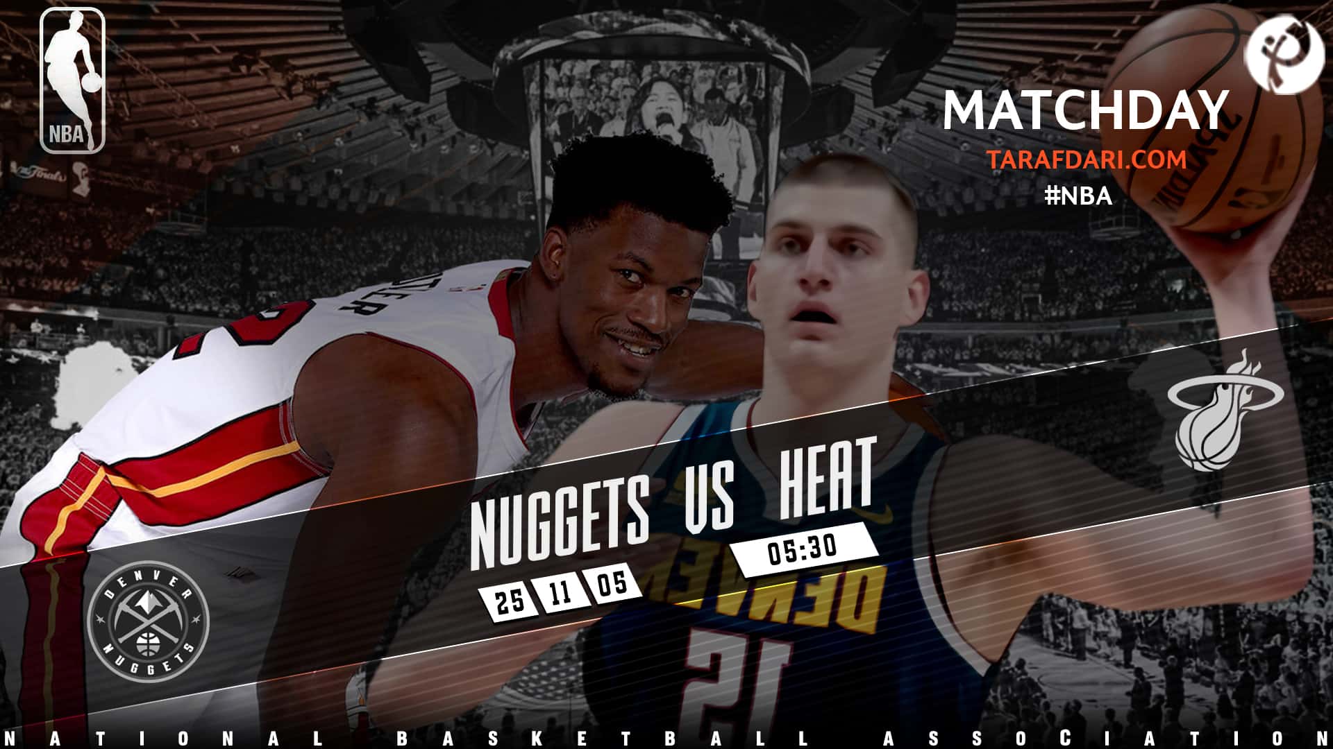 اخبار بسکتبال NBA - نتایج مسابقات NBA - هایلایت بازی های NBA - میامی هیت - دنور ناگتس