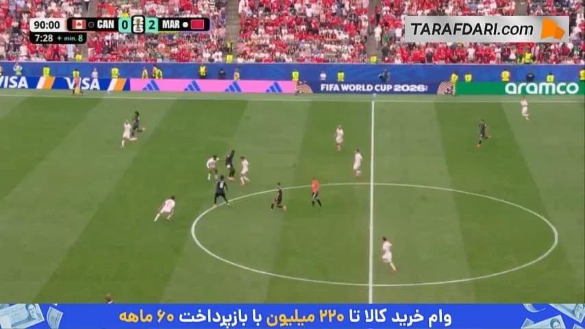 گل سفیان رحیمی به کانادا روی پاس براهیم دیاز (کانادا 0-3 مراکش)