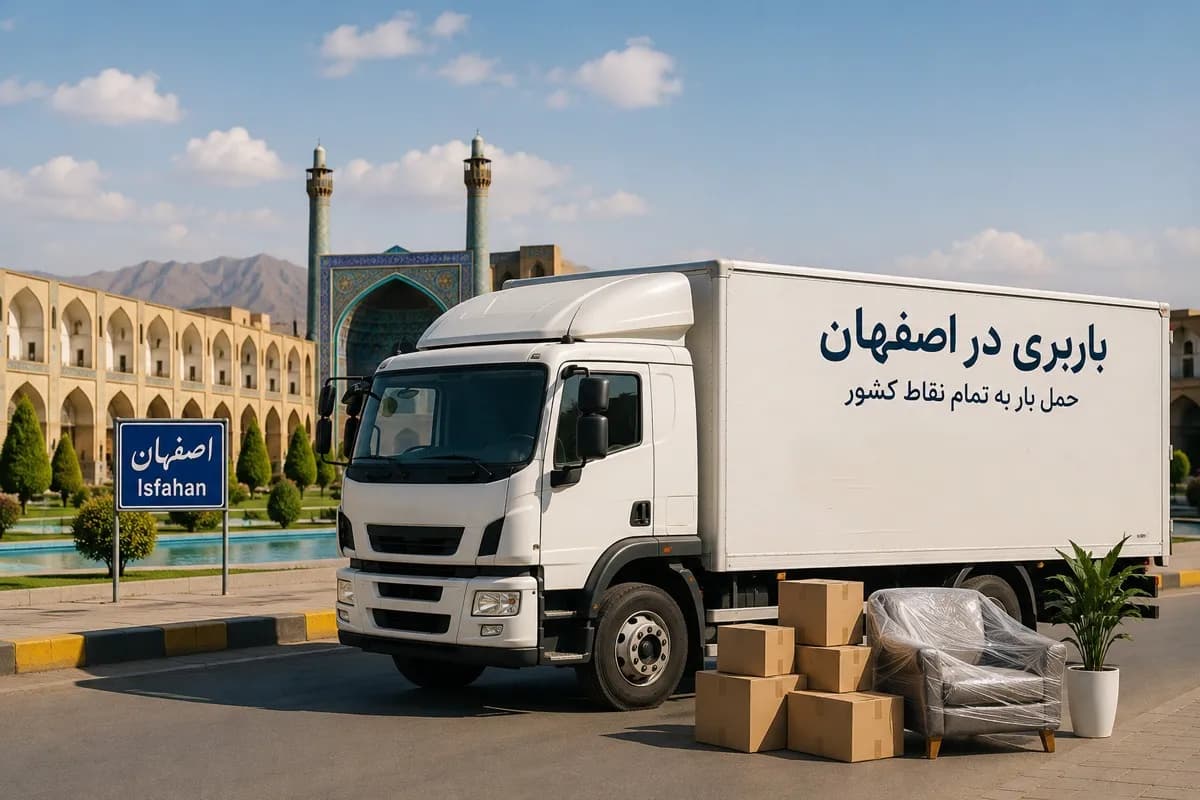 باربری در اصفهان؛ راهنمای انتخاب بهترین خدمات حمل بار و اسبابکشی