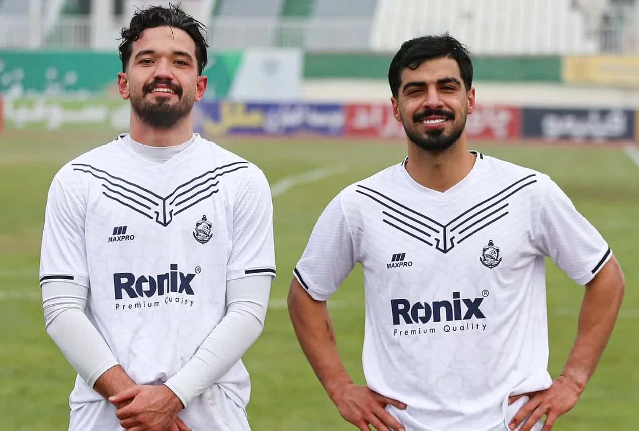 امیررضا افسرده مدافع میانی ملوان و گزینه پرسپولیس - دانیال ایری مدافع سابق ملوان و بازیکن حال حاضر نساجی و گزینه مدنظر مهدی تارتار - ملوان در لیگ برتر ایران