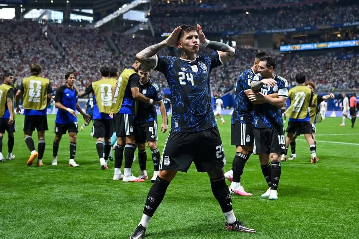 انزو فرناندز - بازی انگلیس و آرژانتین در جام جهانی 2026