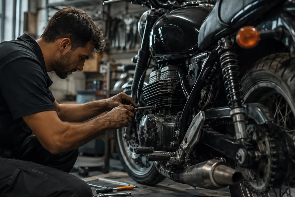 موتورسیکلت انژکتوری چگونه عیبیابی میشود؟ راهنمای دیاگ، انژکتور و تعمیرات تخصصی