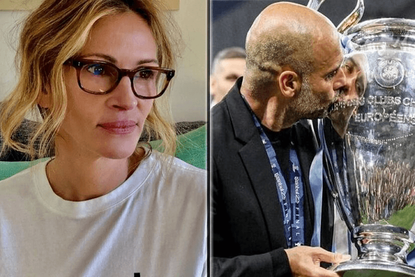 گواردیولا: حتی اگر قهرمان اروپا شوم، برایم مهم نیست چون جولیا رابرتز در منچستر به دیدنم نیامد!