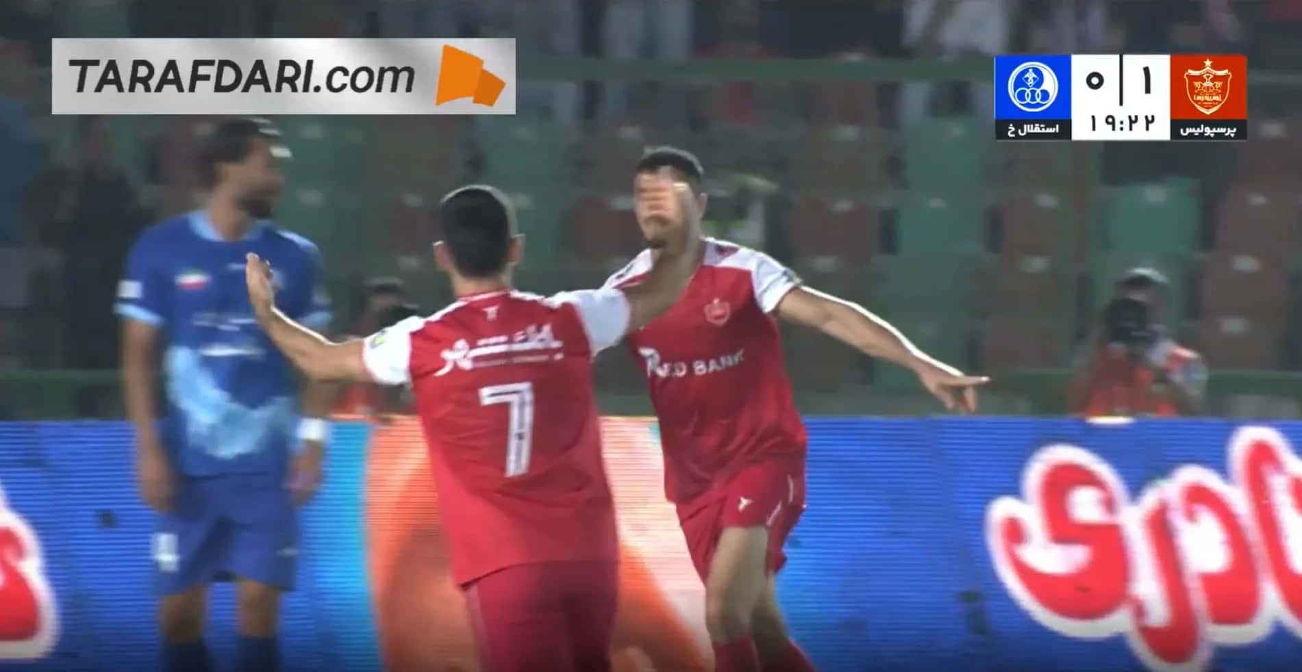 گل دوم پرسپولیس به استقلال خوزستان