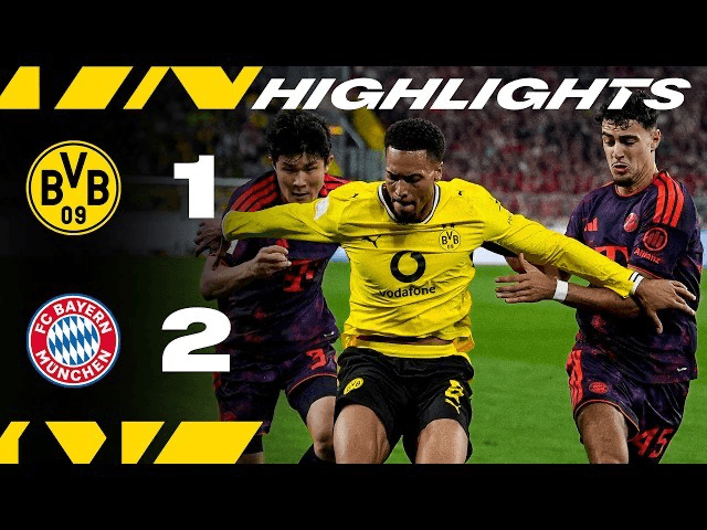 خلاصه بازی دورتموند 1-2 بایرن مونیخ (سوپرکاپ آلمان)