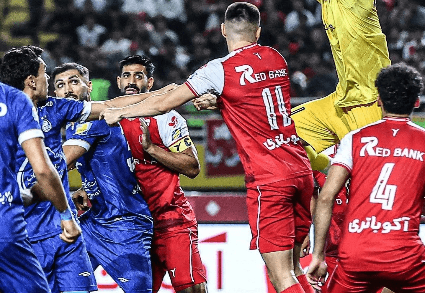 گل محمدمهدی محبی به استقلال (پرسپولیس 1-0 استقلال)