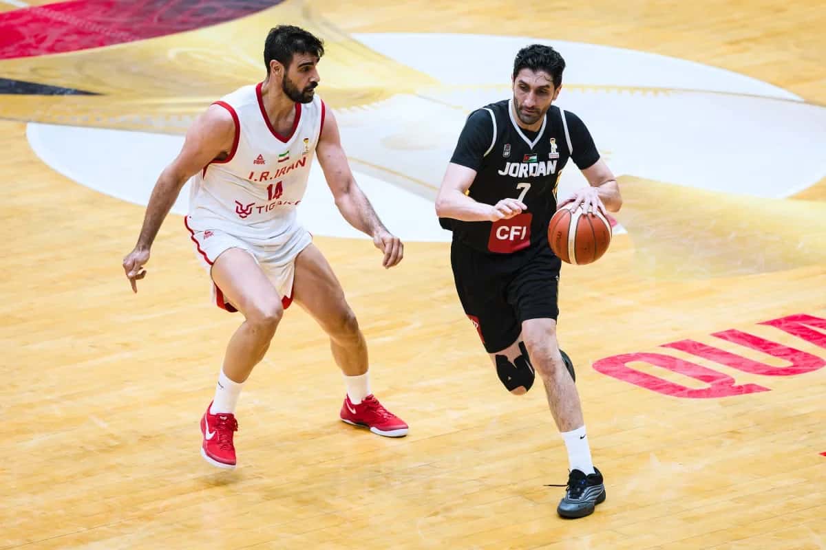 ایران اردن بسکتبال