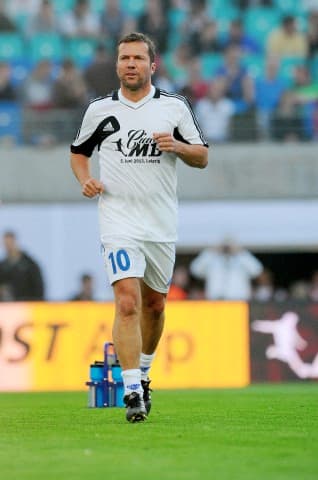 Lothar Matthäus is pictured during Michael Ballack's farewell match at Red Bull Arena in Leipzig, Germany, 05 June 2013.