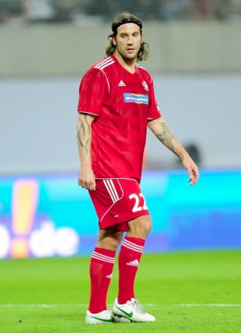 Torsten Frings is pictured during Michael Ballack's farewell match at Red Bull Arena in Leipzig, Germany, 05 June 2013.