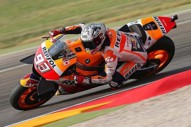 گرندپری موتو جی پی اسپانیا؛ مارکز قهرمان شد و از رقبا فاصله گرفت؛ روسی سوم شد