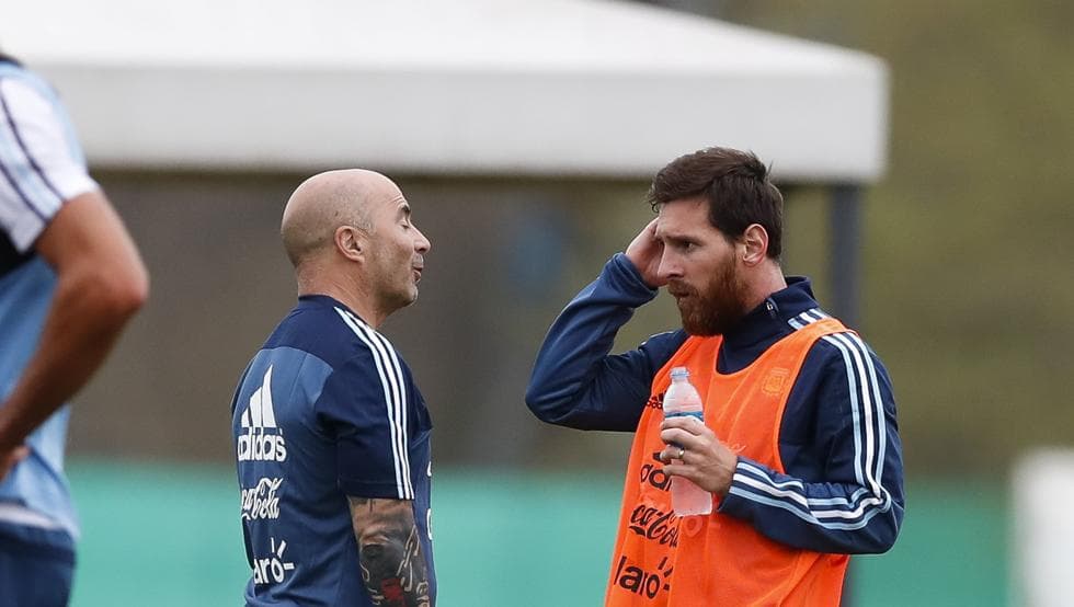 تیم ملی آرژانتین - آلبی سلسته - Lionel Messi - Jorge Sampaoli