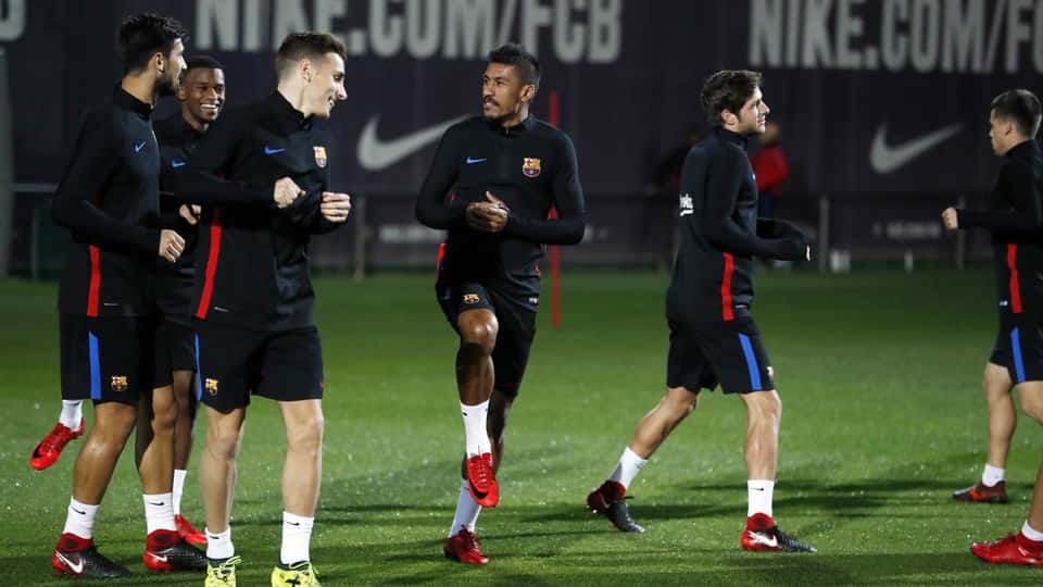 FC Barcelona - La Liga - Paulinho - Lucas Digne - Andre Gomes - Nelson Semedo - Sergi Roberto