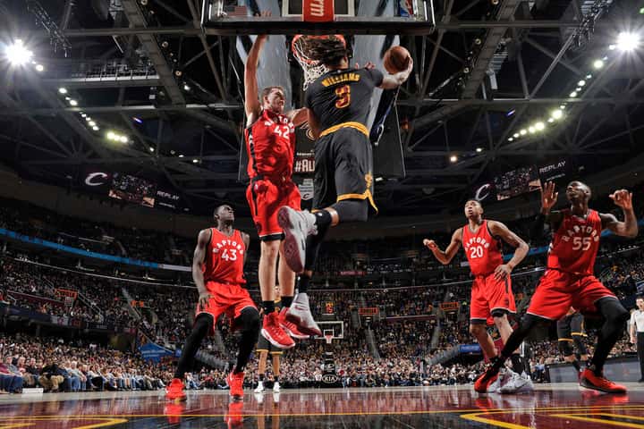 کلیولند کاوالیرز- تورنتو رپترز-دریک ویلیامز-بسکتبال NBA