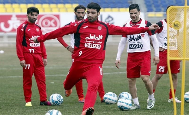 پرسپولیس - لیگ قهرمانان آسیا - تمرینات پرسپولیس