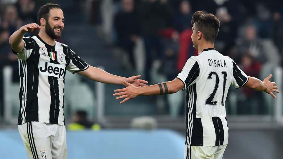 مهاجمان آرژانتینی یوونتوس - لیگ قهرمانان اروپا - Paulo Dybala - Gonzalo Higuain