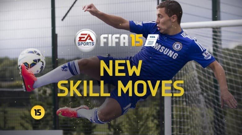 شبیه سازی حرکات Eden Hazard در FIFA 15
