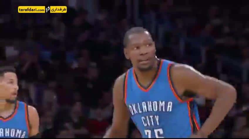 ویدیو؛ 10 حرکت برتر کوین دورانت در فصل 2015/16 (بسکتبال NBA)