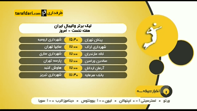 ویدیو؛ آغاز فصل جدید لیگ برتر والیبال