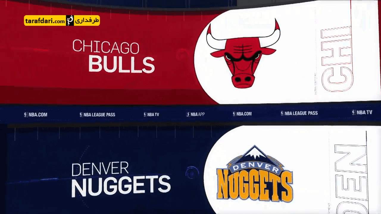 ویدیو؛ بسکتبال NBA - دنور ناگتس 110-107 شیکاگو بولز (95/9/3)