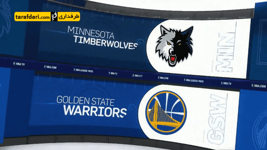 ویدیو؛ بسکتبال NBA - گلدن استیت وریرز 115-102 مینسوتا تیمبرولوز (95/9/7)