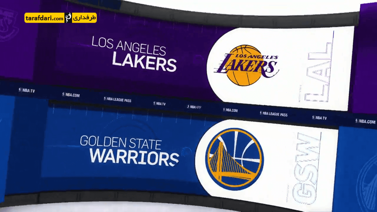 ویدیو؛ بسکتبال NBA - گلدن استیت ویریرز 149-103 لس آنجلس لیکرز (95/9/4)
