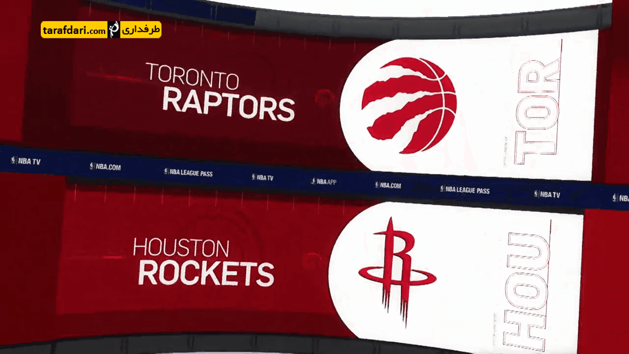 ویدیو؛ بسکتبال NBA - هیوستون راکتس 102 - 115 تورنتو رپتورز (95/9/4)