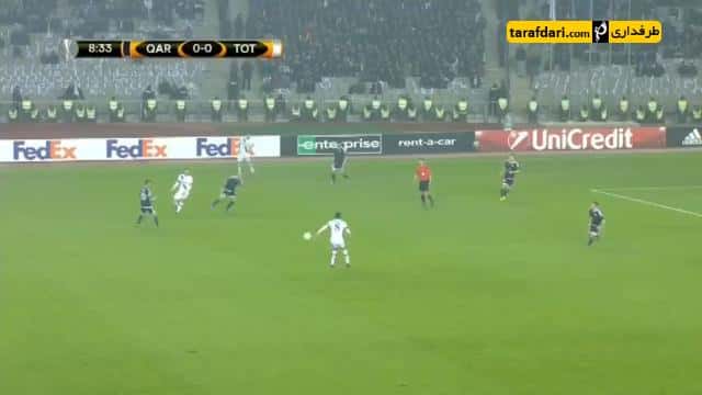 خلاصه بازی قره باغ 0 - 1 تاتنهام