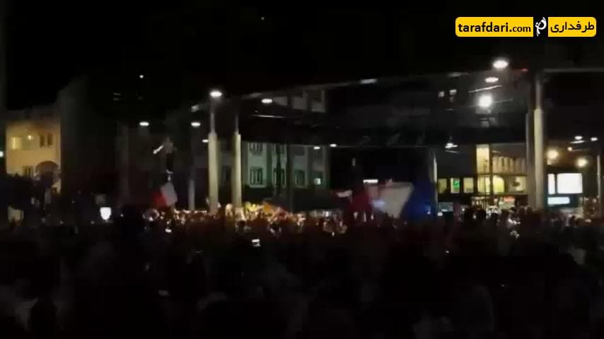 ویدیو؛ خوشحالی هواداران فرانسه به سبک وایکینگ ها پس از شکست آلمان