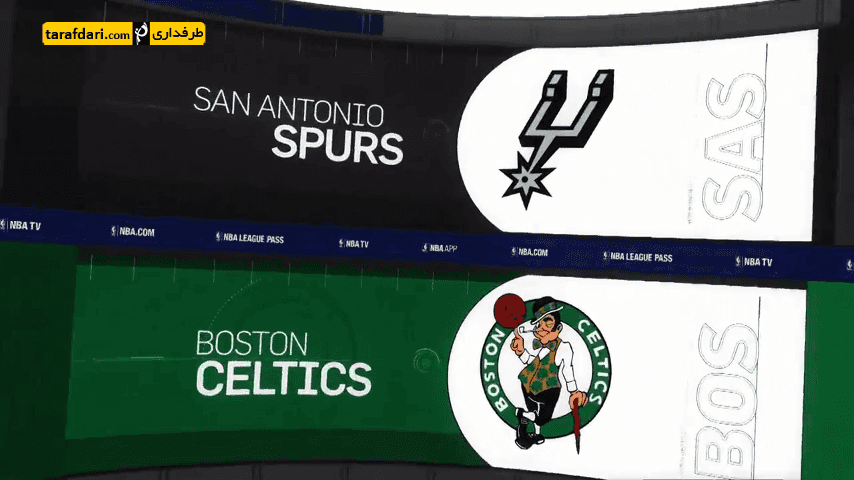 ویدیو؛ بسکتبال NBA - سن آنتونیو اسپرز 109-103 بوستون سلتیکس (95/9/6)