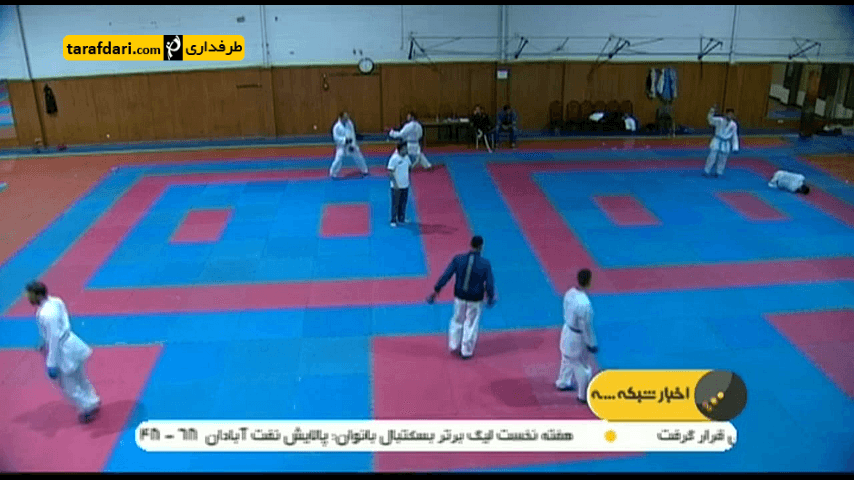 ویدیو؛ تیم ملی کاراته در راه مسابقات جهانی