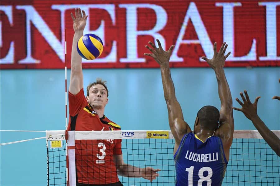 لیگ جهانی والیبال 2016؛ برزیل 3 - 2 بلژیک