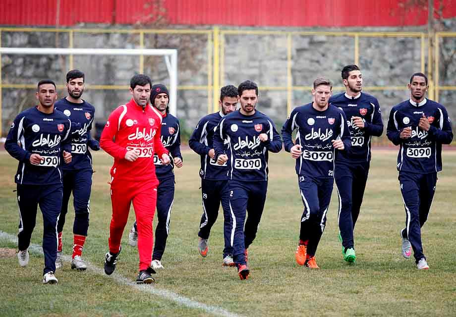 گزارش تمرین پرسپولیس؛ شوخی لوبانوف با محسن زاده