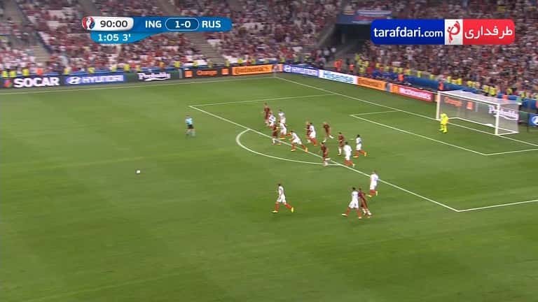 ویدیو؛ گل های HD بازی انگلیس 1-1 روسیه (یورو 2016)