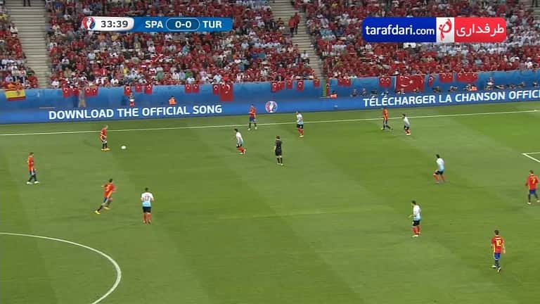 ویدیو؛ گل های HD بازی اسپانیا 3-0 ترکیه (یورو 2016)