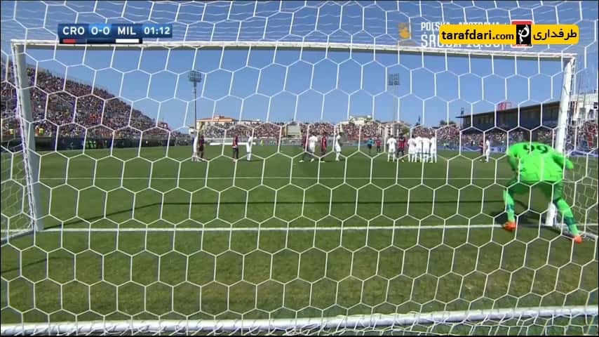 خلاصه بازی کروتونه 1-1 میلان - گابریل پالتا