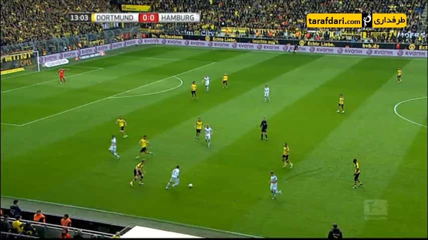 خلاصه بازی دورتموند 3-0 هامبورگ