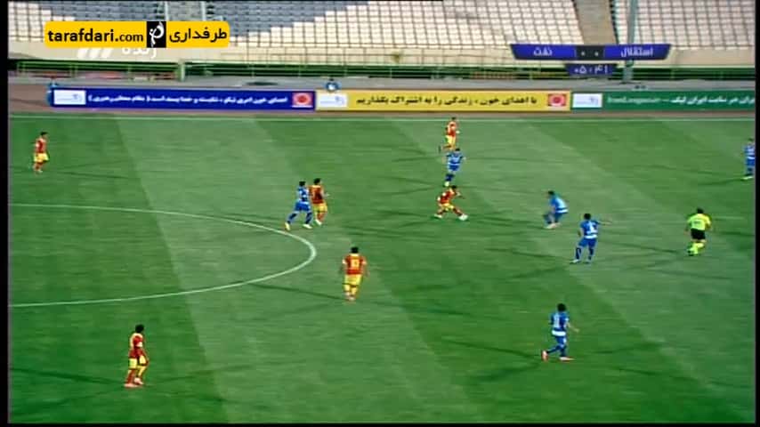 خلاصه بازی استقلال 1-1 نفت تهران