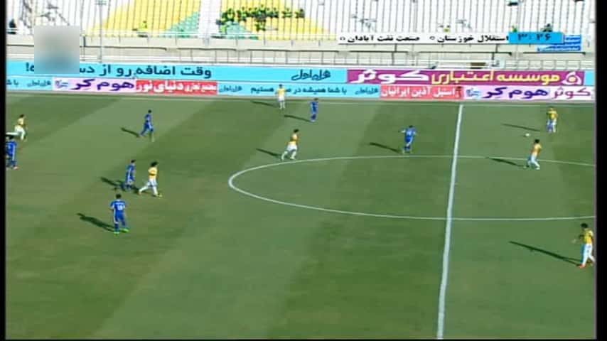 خلاصه بازی - استقلال خوزستان 0-1 صنعت نفت آبادان