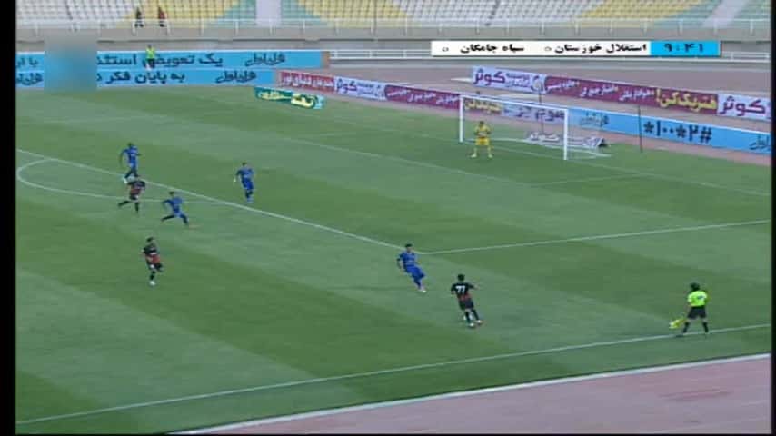 خلاصه بازی - استقلال خوزستان 2-1 سیاه جامگان