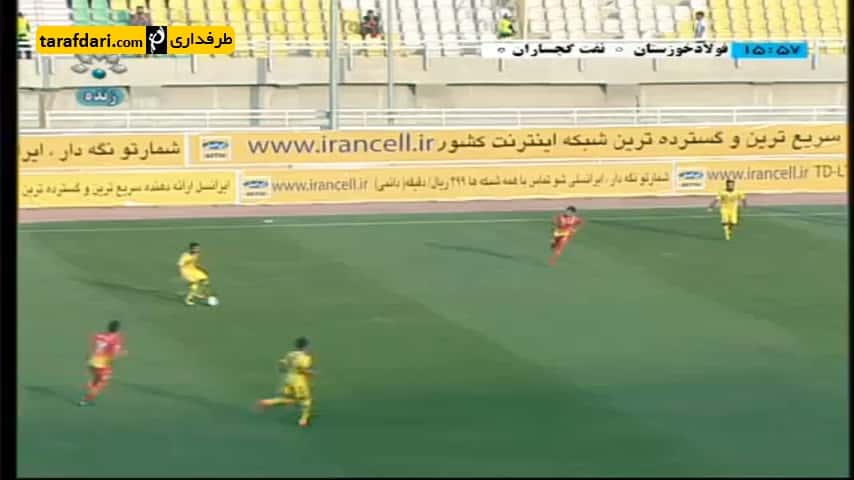 خلاصه بازی فولاد خوزستان 0(2) -(3)0 نفت و گاز گچساران