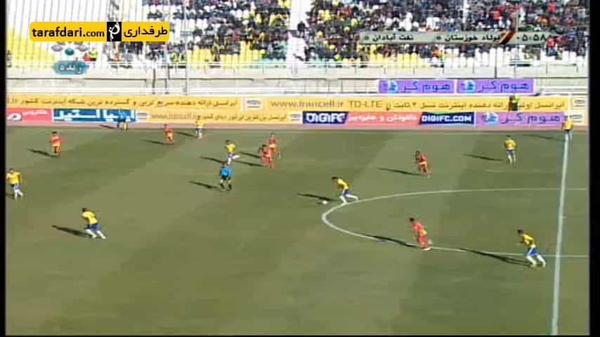 خلاصه بازی فولاد خوزستان 3-0 صنعت نفت آبادان - ساسان انصاری