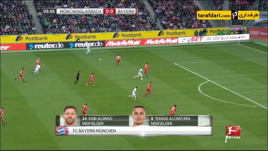 خلاصه بازی مونشن گلادباخ 0-1 بایرن مونیخ - توماس مولر