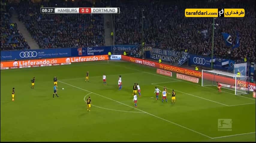 خلاصه بازی هامبورگ 3-1 دورتموند