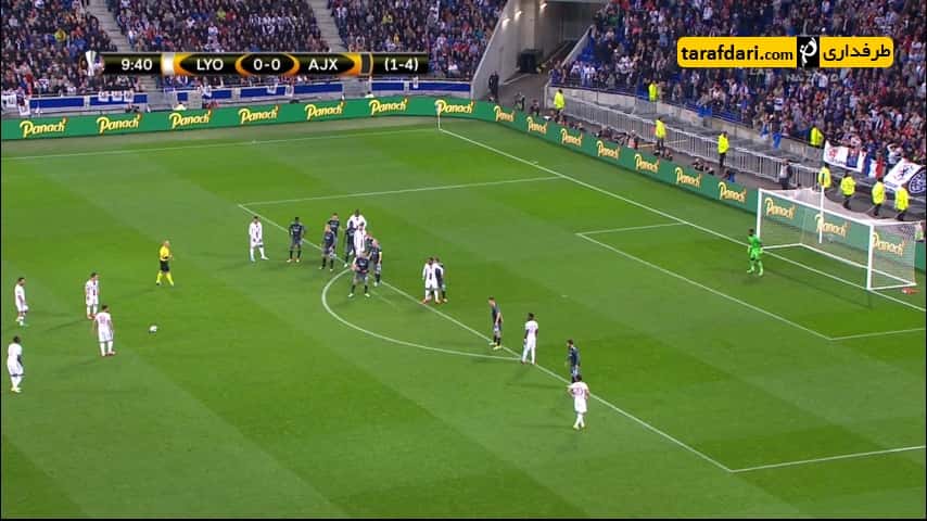 خلاصه بازی المپیک لیون 3-1 آژاکس